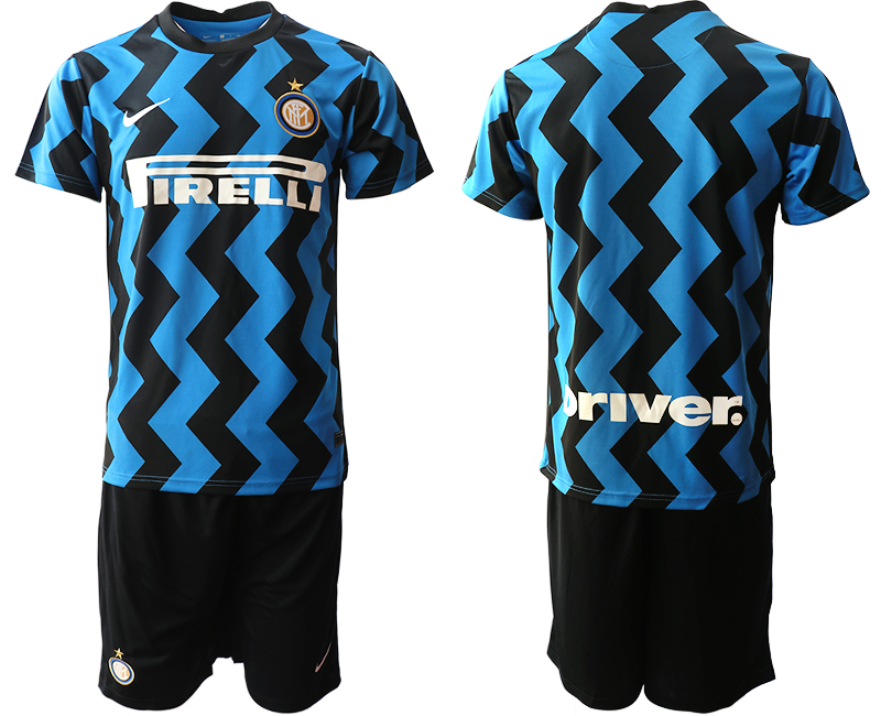 Men 2020-2021 club Inter milan home blank blue Soccer Jerseys->inter milan jersey->Soccer Club Jersey